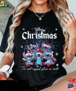 Vintage Stitch Christmas Shirt Disney Sweatshirt Xmas Matching Tee T Shirt Classic 4