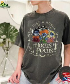 Vintage Stitch Hocus Pocus Costume Halloween Shirt Its Just A Bunch Of Sweatshirt Unisex 3