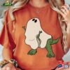 Vintage T Rex Ghost Halloween Comfort Colors Shirt Unisex Hoodie