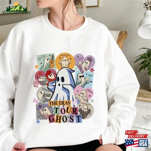 Vintage The Eras Ghost Music Halloween Shirt Hoodie Sweatshirt