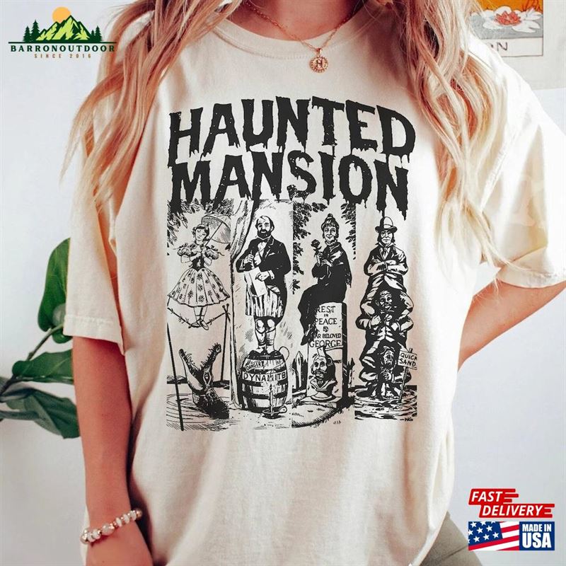 Vintage The Haunted Mansion Comfort Colors Shirt Disney Halloween Classic T-Shirt Vintage The Haunted Mansion Comfort Colors Shirt Disney Halloween Classic T-Shirt