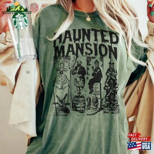 Vintage The Haunted Mansion Comfort Colors Shirt Disney Halloween Classic T-Shirt