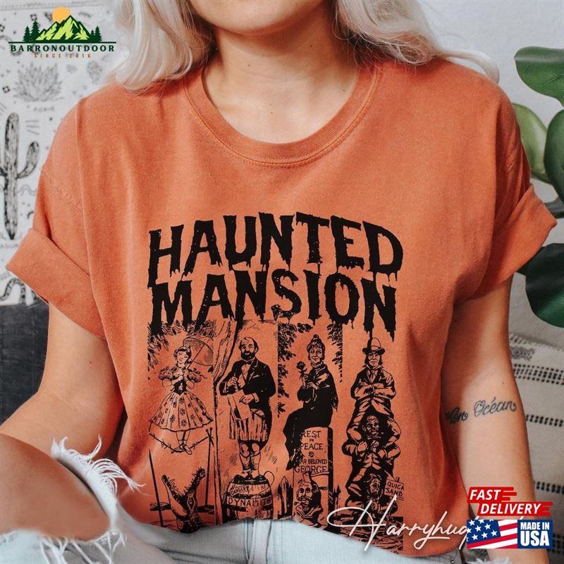 Vintage The Haunted Mansion Comfort Colors Shirt Disney Halloween Hoodie Unisex Vintage The Haunted Mansion Comfort Colors Shirt Disney Halloween Hoodie Unisex