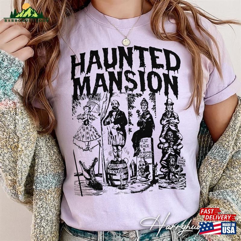 Vintage The Haunted Mansion Comfort Colors Shirt Disney Halloween Hoodie Unisex Vintage The Haunted Mansion Comfort Colors Shirt Disney Halloween Hoodie Unisex