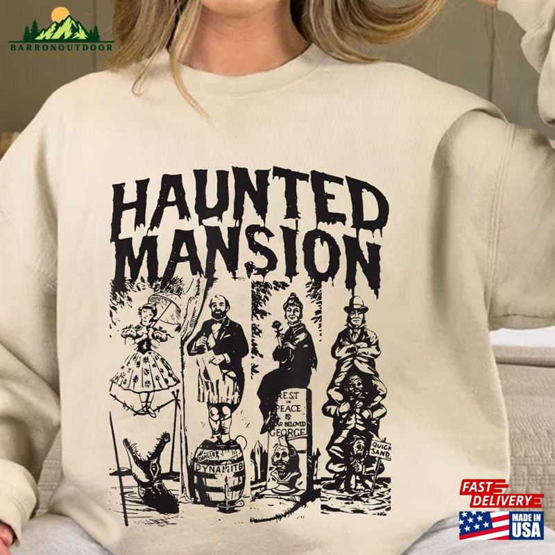 Vintage The Haunted Mansion Comfort Colors Shirt Disney Halloween Sweatshirt Classic Vintage The Haunted Mansion Comfort Colors Shirt Disney Halloween Sweatshirt Classic