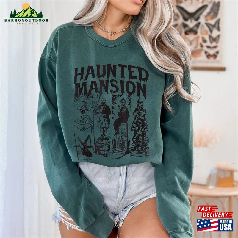 Vintage The Haunted Mansion Comfort Colors Shirt Disney Halloween Sweatshirt Classic Vintage The Haunted Mansion Comfort Colors Shirt Disney Halloween Sweatshirt Classic