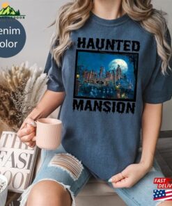 Vintage The Haunted Mansion Comfort Colors Shirt Disney Halloween Unisex T-Shirt