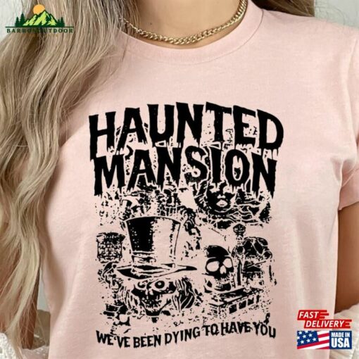 Vintage The Haunted Mansion Comfort Colors Shirt Retro Halloween Classic Hoodie