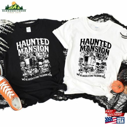 Vintage The Haunted Mansion Comfort Colors Shirt Retro Halloween Classic Hoodie