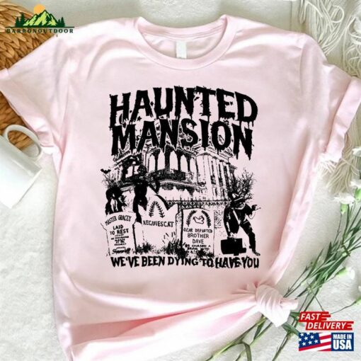 Vintage The Haunted Mansion Comfort Colors Shirt Retro Halloween Sweater Hoodie Unisex Classic
