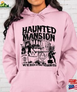 Vintage The Haunted Mansion Comfort Colors Shirt Retro Halloween Sweater Hoodie Unisex Classic