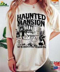 Vintage The Haunted Mansion Comfort Colors Shirt Retro Halloween Unisex Classic