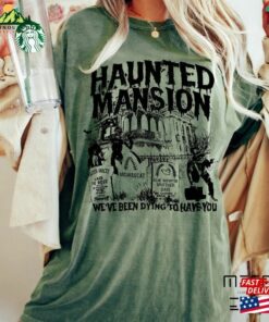 Vintage The Haunted Mansion Comfort Colors Shirt Retro Halloween Unisex Classic 3