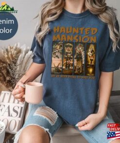 Vintage The Haunted Mansion Retro Comfort Colors Shirt Halloween Classic Unisex