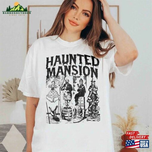 Vintage The Haunted Mansion Shirt Disney Halloween Sweatshirt Classic Hoodie