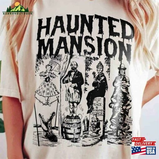 Vintage The Haunted Mansion Shirt Disney Halloween Sweatshirt Classic Hoodie