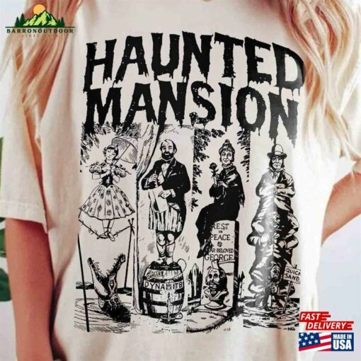 Vintage The Haunted Mansion Shirt Disney Halloween Sweatshirt T-Shirt