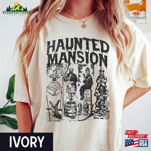 Vintage The Haunted Mansion Shirt Disney Halloween T-Shirt Hoodie