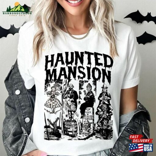Vintage The Haunted Mansion Shirt Halloween Tee Sweatshirt T-Shirt