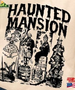 Vintage The Haunted Mansion Shirt Halloween Tee Sweatshirt T-Shirt