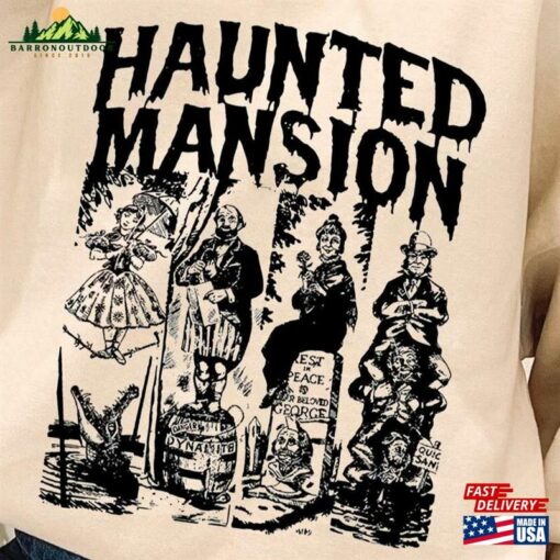 Vintage The Haunted Mansion Shirt Halloween Tee Sweatshirt T-Shirt