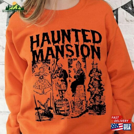 Vintage The Haunted Mansion Shirt Halloween Tee Sweatshirt T-Shirt