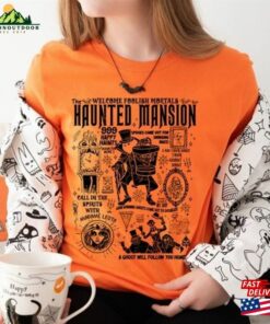 Vintage The Haunted Mansion Shirt Halloween Tee T-Shirt Sweatshirt