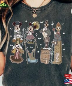 Vintage The Haunted Mansion Shirt Mickey And Friends Halloween Shirts Retro Disney T-Shirt Classic