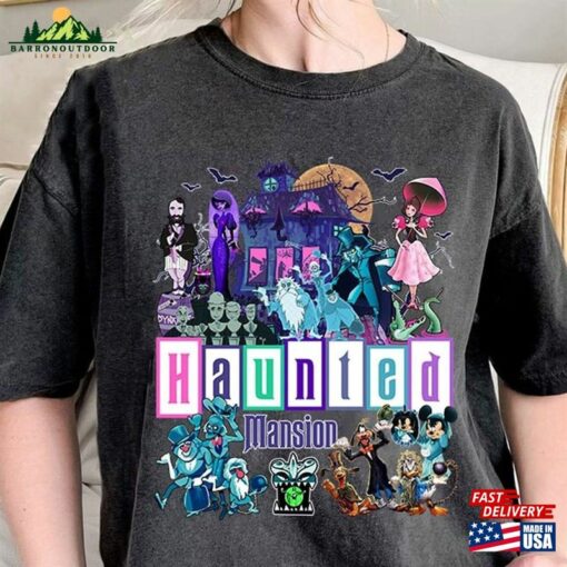 Vintage The Haunted Mansion Shirt Wdw Disneyland Hoodie Sweatshirt