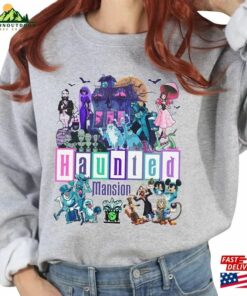 Vintage The Haunted Mansion Shirt Wdw Disneyland Hoodie Sweatshirt 3