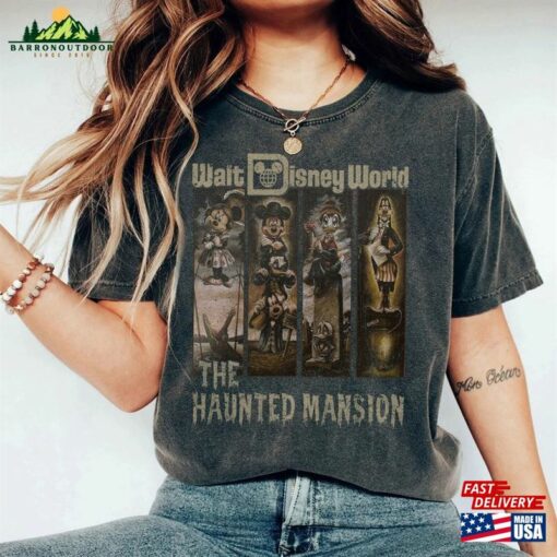 Vintage The Haunted Mansion Unisex T-Shirt Halloween Shirt Tee Classic Hoodie