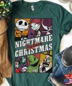 Vintage The Nightmare Before Christmas Characters T Shirt Jack Skellington Shirt Sally Classic 3