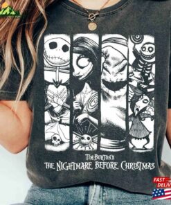 Vintage The Nightmare Before Christmas Halloween Tim Burton T-Shirt Jack Skellington Shirt Sally Sweatshirt Vintage The Nightmare Before Christmas Halloween Tim Burton T-Shirt Jack Skellington Shirt Sally Sweatshirt