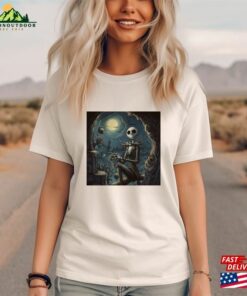 Vintage The Nightmare Before Christmas Halloween Tim Burton T Shirt Jack Skellington Shirt Sally Unisex Sweatshirt 3