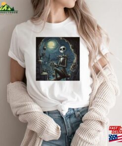 Vintage The Nightmare Before Christmas Halloween Tim Burton T Shirt Jack Skellington Shirt Sally Unisex Sweatshirt 4