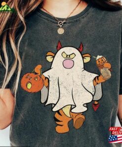 Vintage Tigger Ghost Halloween Shirts Winnie The Boo Shirt Spooky Season Sweatshirt Unisex