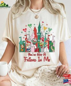 Vintage Toy Story Christmas Shirt Family Vacation Unisex Hoodie