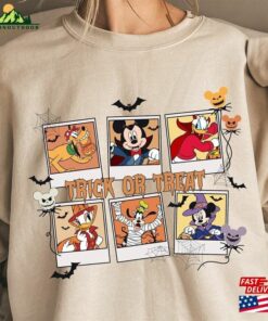 Vintage Trick Or Treat Sweatshirt Mickey Halloween Shirt Disney Matching T-Shirt Classic