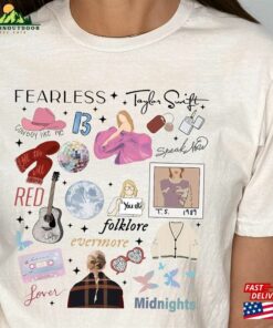 Vintage Ts The Eras Tour 2023 Shirt Tee Midnights Concert Unisex Sweatshirt
