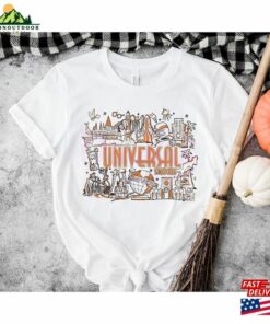 Vintage Universal Halloween Shirt Horror Nights T-Shirt Unisex