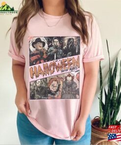 Vintage Universal Studios Halloween Horror Nights Shirt Retro Characters Group Scary Movie Costume Sweatshirt T-Shirt Vintage Universal Studios Halloween Horror Nights Shirt Retro Characters Group Scary Movie Costume Sweatshirt T-Shirt