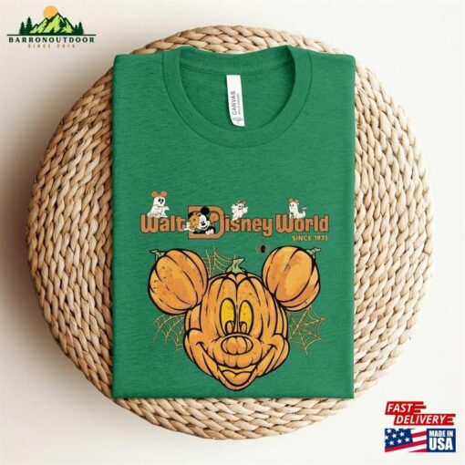 Vintage Walt Disney World Halloween Shirt Disneyworld Mickey Hoodie T-Shirt