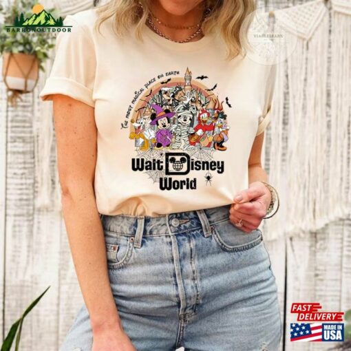 Vintage Walt Disney World Halloween Shirt Mickey’s Not So Scary Sweatshirt T-Shirt