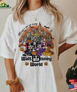 Vintage Walt Disney World Halloween Shirt Mickey’s Not So Scary T-Shirt Classic