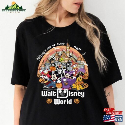 Vintage Walt Disney World Halloween Shirt Mickey’s Not So Scary T-Shirt Classic