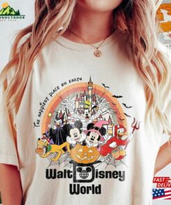 Vintage Walt Disney World Halloween Shirts Mickey And Friends Shirt Unisex Sweatshirt