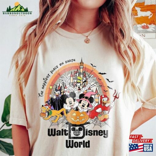 Vintage Walt Disney World Halloween Shirts Mickey And Friends Shirt Unisex Sweatshirt