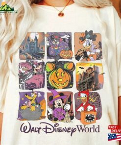 Vintage Walt Disneyworld Comfort Colors Shirt Mickey Ghost Halloween Disneyland Hoodie Unisex