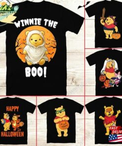 Vintage Winnie Pooh Halloween Shirt Nightmare On The Main Street Disney Unisex Classic