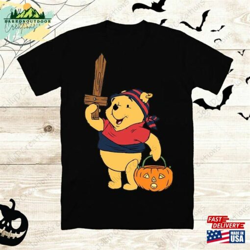 Vintage Winnie Pooh Halloween Shirt Nightmare On The Main Street Disney Unisex Classic